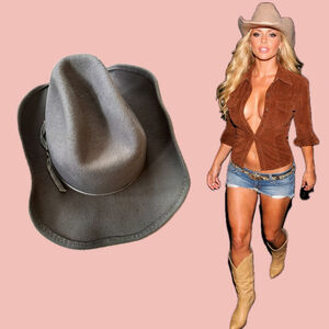 Vintage Marlboro Felt Cowboy Hat Made in Canada Size 6 3/4 Western